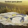 Бифокальные поляризованные солнцезащитные очки для велоспорта с защитой от ультрафиолета, антибликовым покрытием, устойчивым к царапинам, регулируемыми дужками, защитным шнуром, очками для занятий спортом на открытом воздухе