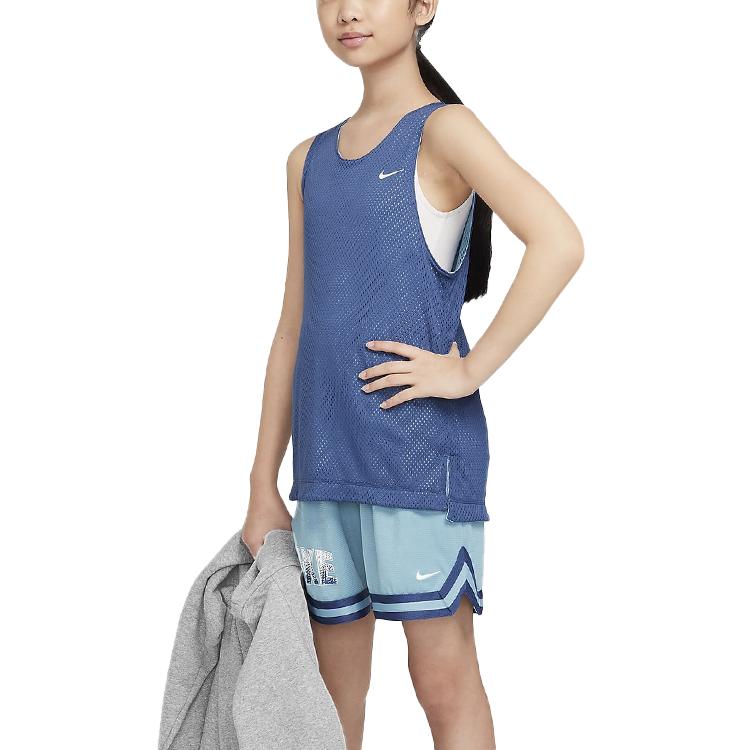 Nike Топ-майка Dri Fit Таинственный Морской Синий Подростковый FZ5242-461
