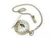MONTRES Pocket Watch Satin Roman Numerals Silver MC-900-WR [Item]