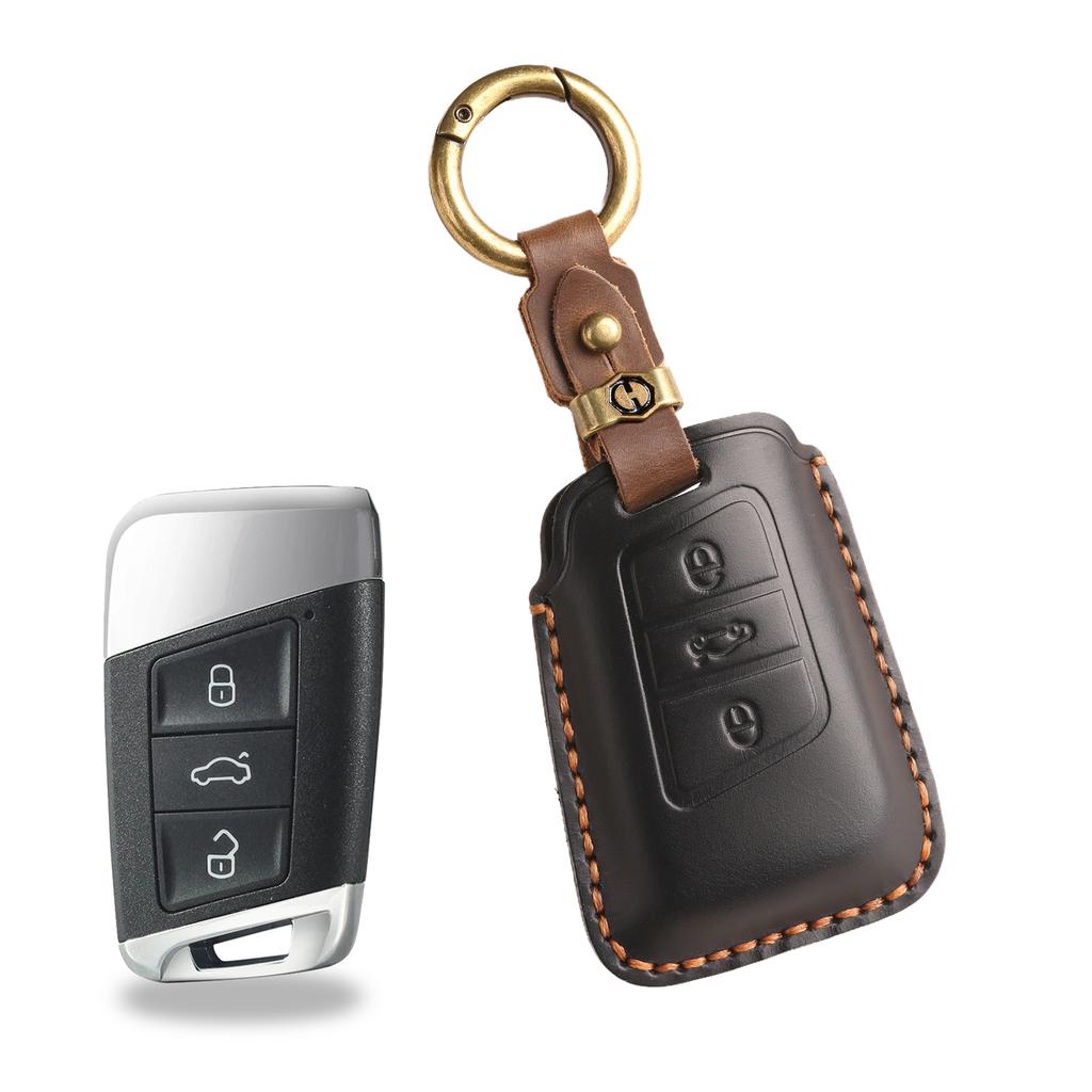 The retro key cover is suitable for Volkswagen's new Suiteng Langyi Exploration Song Yingdu Exploration Yue X car bag leather protective case