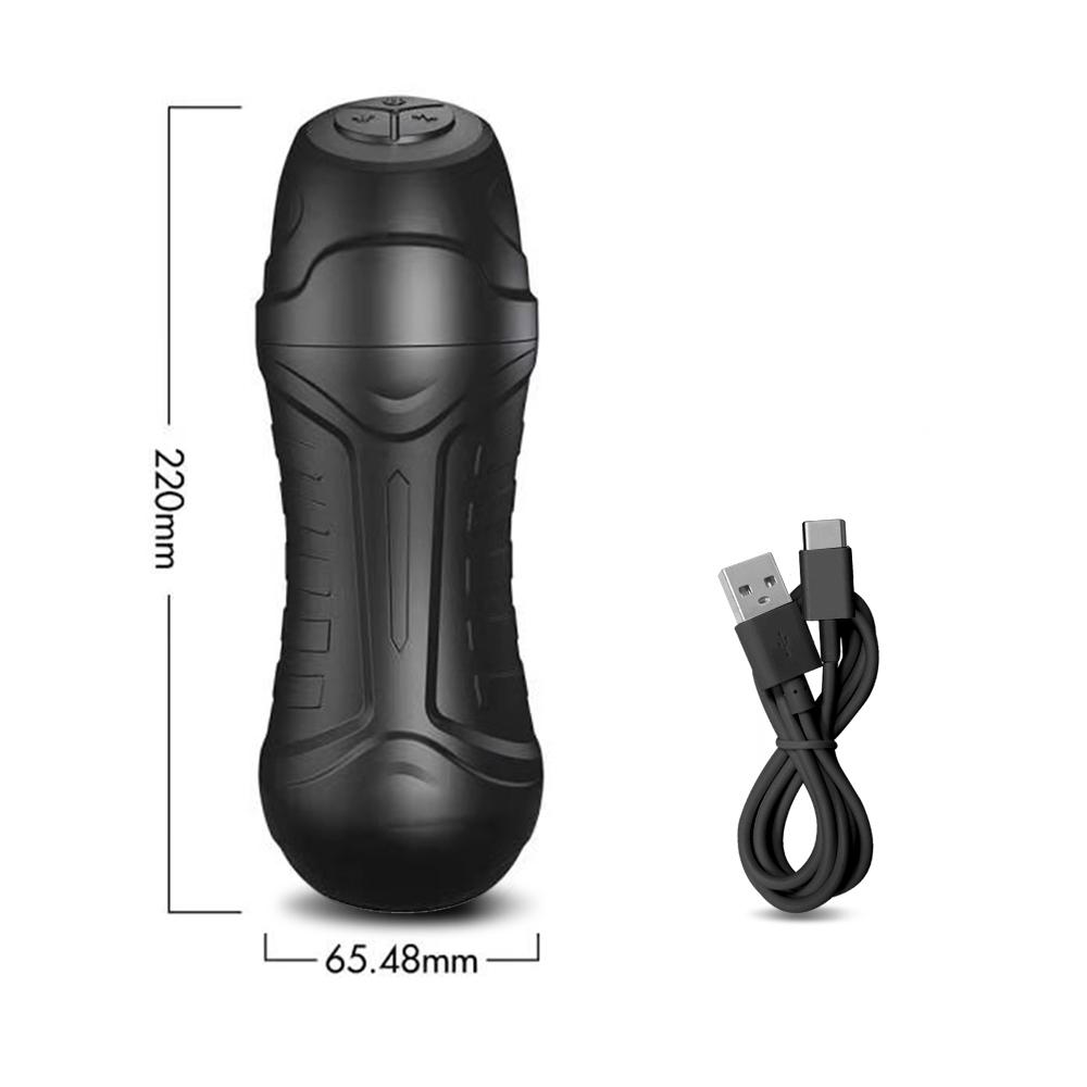 2025 Automatic Male Masturbator Vibration Blowjob Sucking Machine Silicone Vagina Masturbation Cup Sex Toys Adult Goods for Men