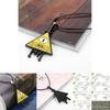 Gravity Falls Bill Alloy Jewelry With Geometric Design And Snake Chain For Cosplay And Gift Ideas