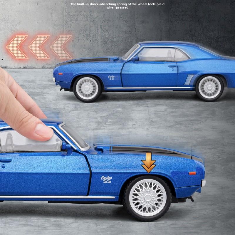 1:32 SS Суперкар Легкосплавный Модель Автомобиля Звук и Свет Оттяжка Детская Игрушка Коллекционные Предметы Подарок на День Рождения