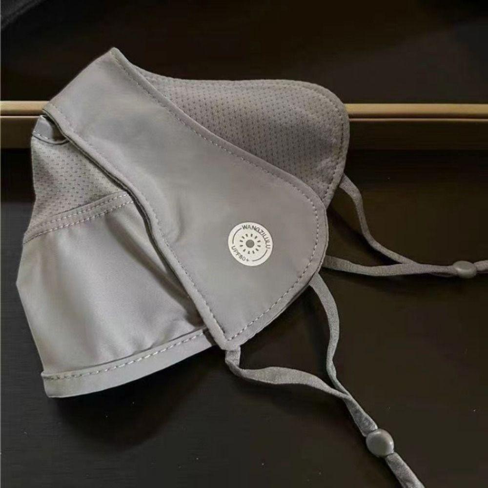 Breathable Face Cover Adjustable Ice Silk Mask New Suncreen Mask  Four Seasons