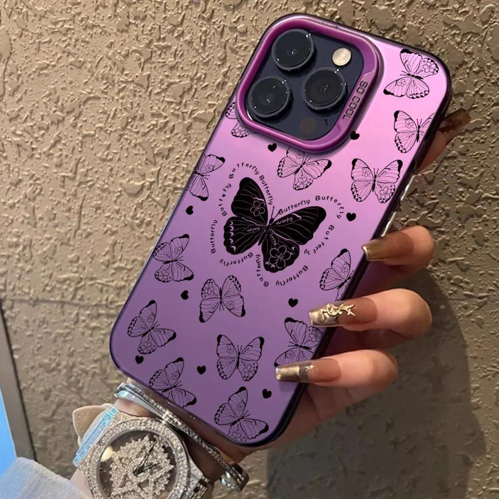 Для Realme C65 C67 4G 5G C61 C63 C55 C51 C53 C11 C12 C15 C17 C21Y C25Y C25S C30S V50S P1 Pro Чехол Ударопрочный IMD Чехол Бабочка