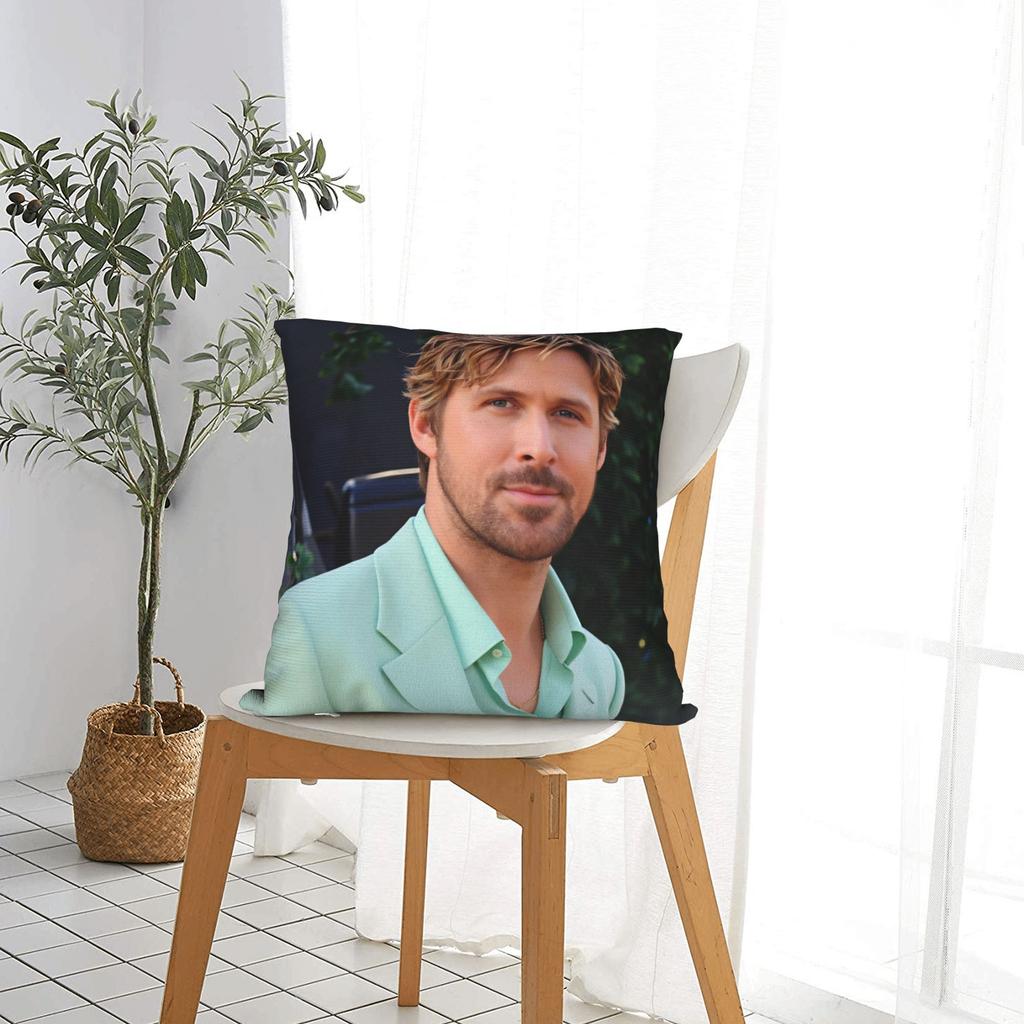 Pillow Case Ryan Gosling Comfy Pillow Cover For Sofa Car Home Decor Kawaii Pillowcases