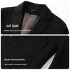 Мужское короткое пальто Landeng из смесовой шерсти в стиле business casual