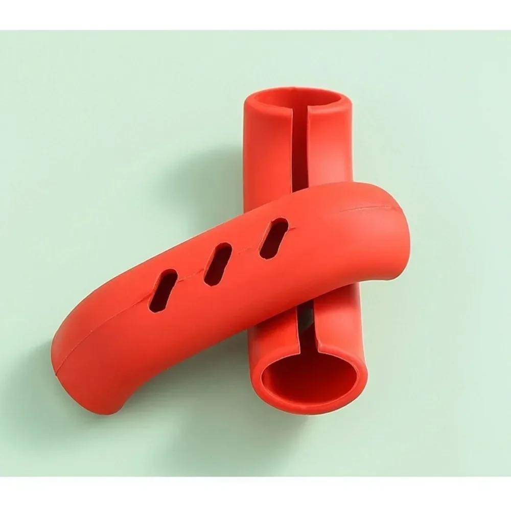 Silicone Pan Handle Ironing Sleeve Iron Pan Wok Handle Heat Resistant Wear-resistant Insulated Ear