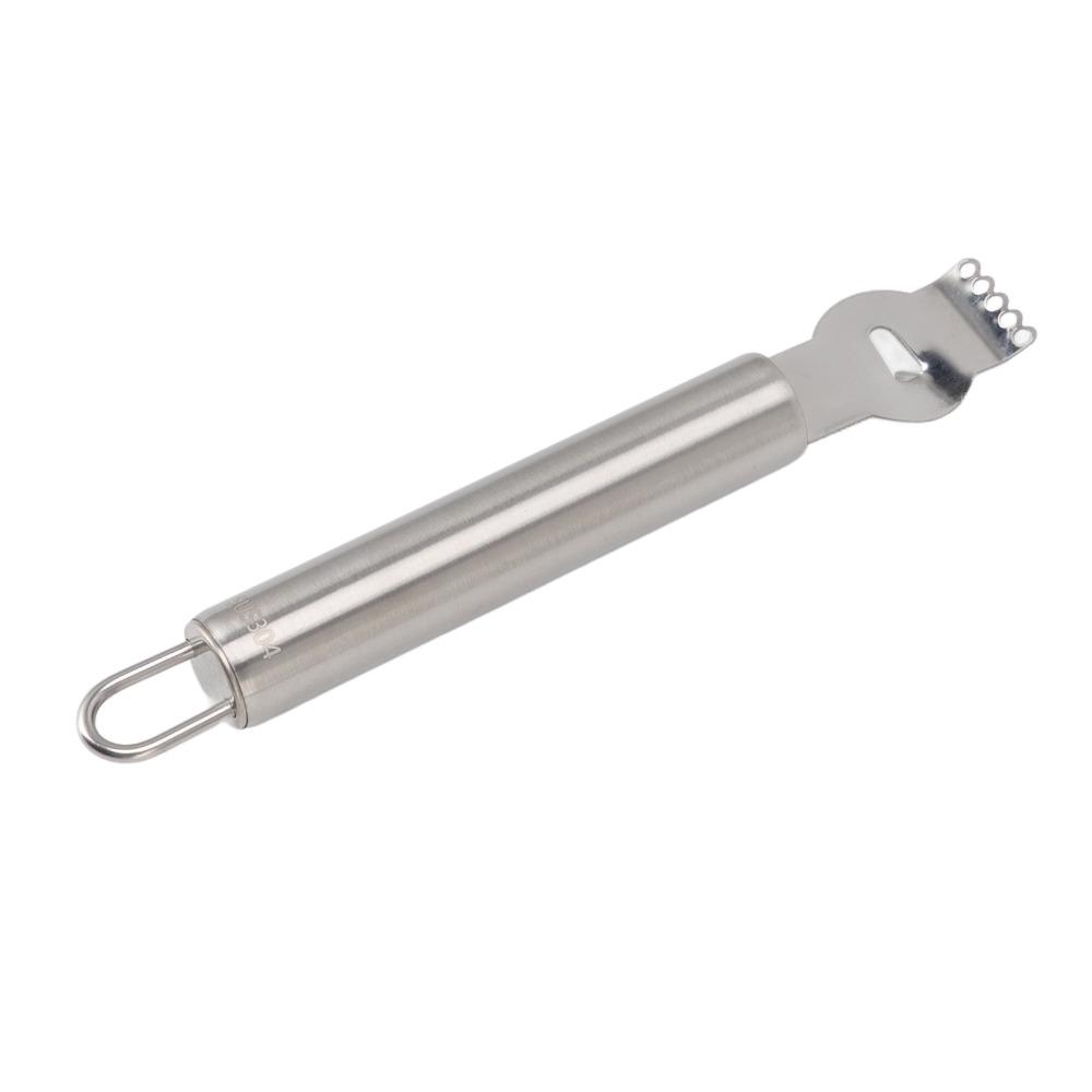 With Handle Lemon Zester Silver Peel Scraper Lemon Twist Tool Citrus Peeler Kitchen