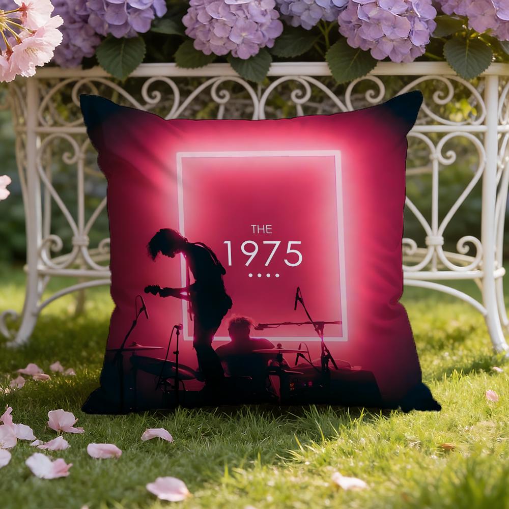 Подушка с чехлом для подушки The 1975S, двойного назначения для дома и автомобиля: Двусторонняя конструкция для максимального комфорта