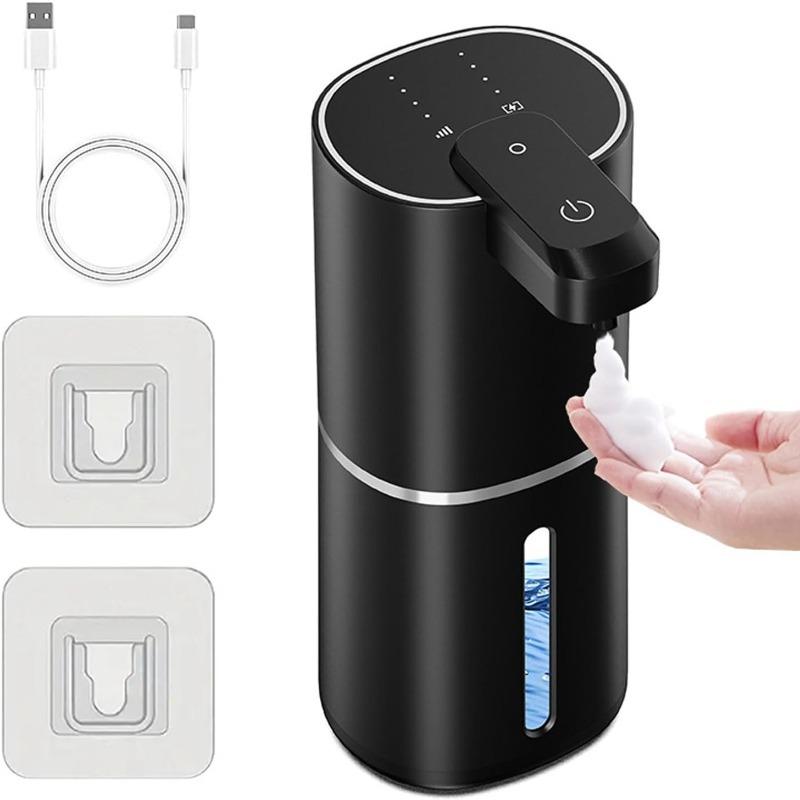 12.8oz/380ml Touchless Liquid Soap Dispenser with 4 Gear Adjustable, Automatic Waterproof Soap Dispenser for Shower Gyms Clubs - Wall-Mounted/Desktop