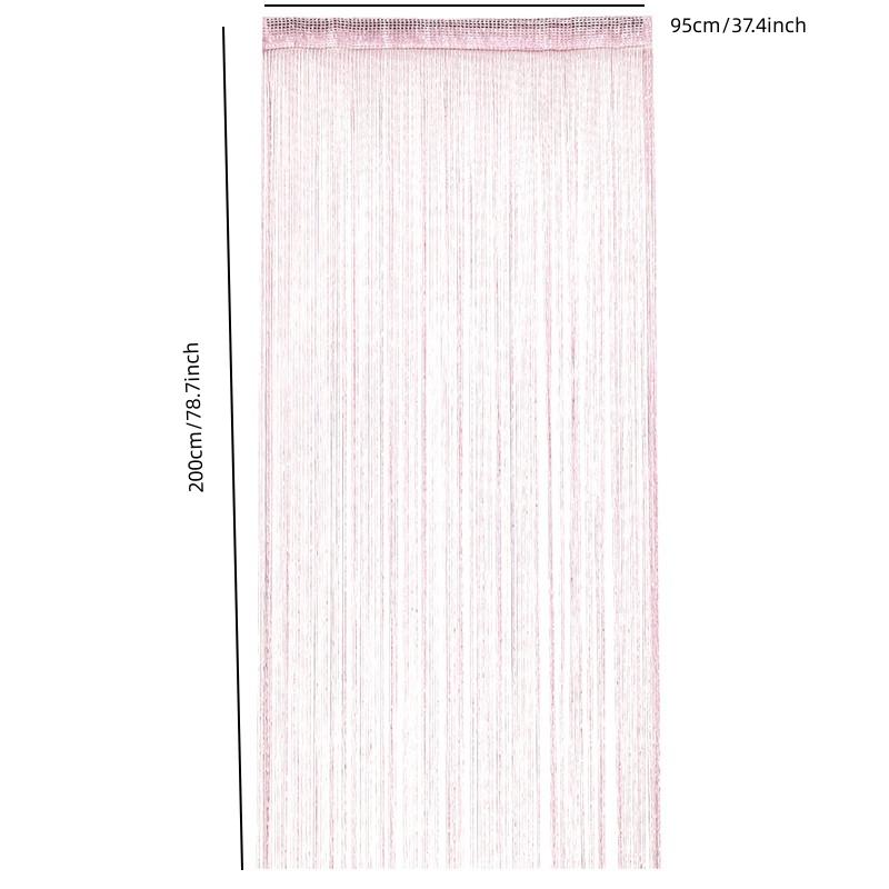 Модная москитная сетка с бахромой и кисточками, занавеска, блестящие шторы, разделитель комнаты, дверь, окно, декор