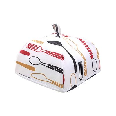 1 шт. Пищевая крышка из алюминиевой фольги, теплоизоляционная, складная, для защиты блюд от пыли, для стола(Красный Маленький)