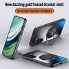 For Samsung S25 Edge S24 S23 S22 S21 Plus FE Note 20 Ultra Magnetic Ring Stand Back Phone Case Magsafe Ring Lens Protect Cover