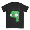 Gir Invader Zim Men T Shirts Novelty Tees Short Sleeve Round Collar T-Shirts Cotton Plus Size Clothing