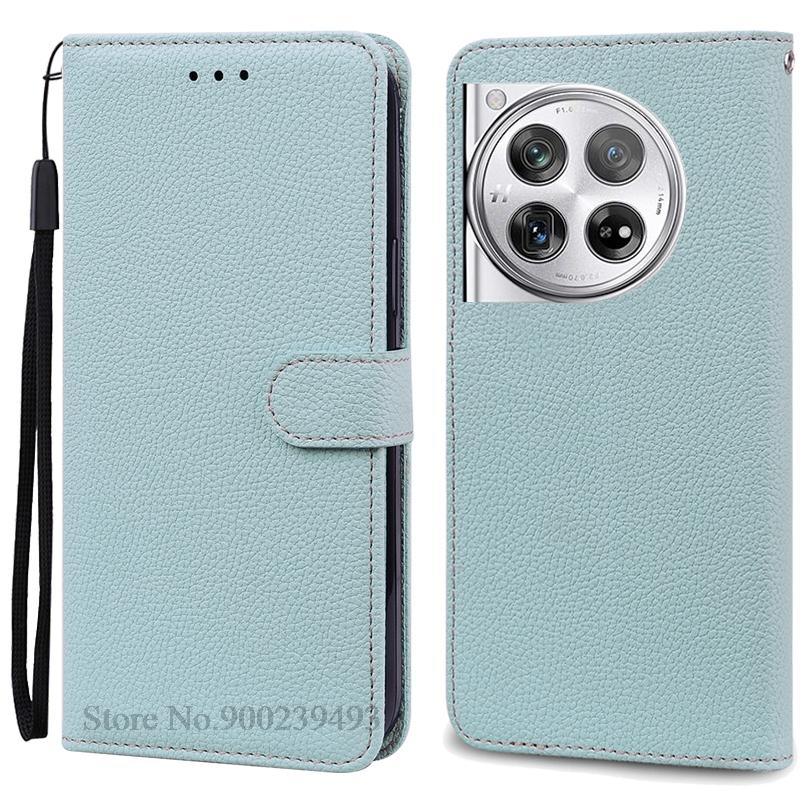 For Oneplus 12 Case Leather Wallet Flip Cover Phone Case For Oneplus 12 Coque Fundas For One Plus 12 Oneplus12 Phone Case Fundas