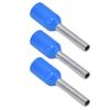 1000 шт. Изолированные наконечники Электрические штыревые обжимные клеммы 20 AWG Концевые соединители для проводов КомплектE7508 Синий