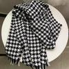 Plaid Collection~ Korean Plaid Fringed Ins Scarf Female Autumn And Winter Students Warm Atmosphere Scarf