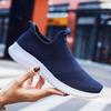 Летние мужские кроссовки Slip on мужские повседневные туфли легкие удобные дышащие кроссовки для парных прогулок кроссовки Zapatos Hombre