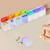 Weekly Pill Organizer with Magnet 7-Day 1 Time Daily Reminder Medicine Dispenser Portable