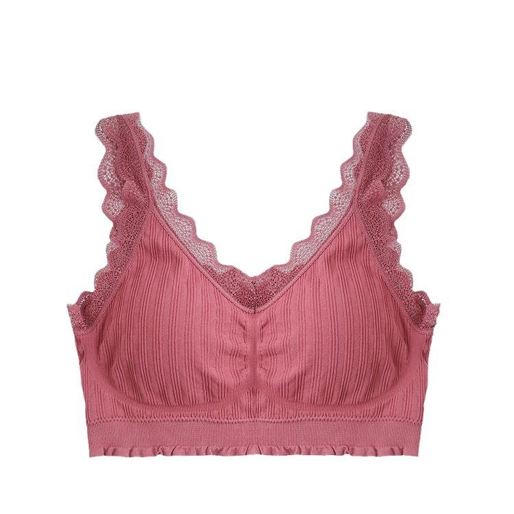 Best-Selling Lace V-Neck Spaghetti Strap Sports Bra for Women