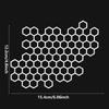 Наклейки на мотоцикл в виде сот, креативные наклейки на автомобиль, тонировочная пленка для фар, мотоциклетные наклейки для кузова автомобиля