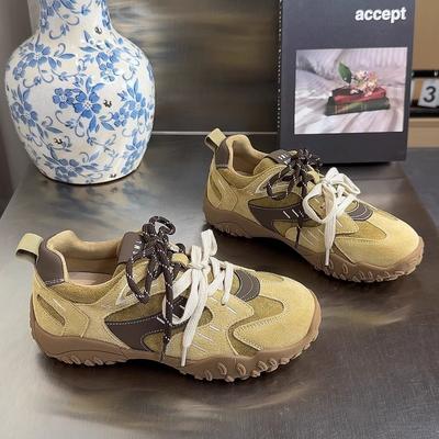 Источник продаж осень обувь Форрест Гамп женская 2025 новая популярная обувь толстая подошва увеличивает рост досуг спорт моральная подготовка