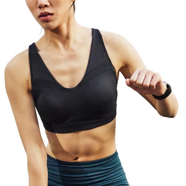 Under Armour Спортивный бюстгальтер SmartForm Solid Fit со средней поддержкой, женское нижнее белье, черный 1373826-001