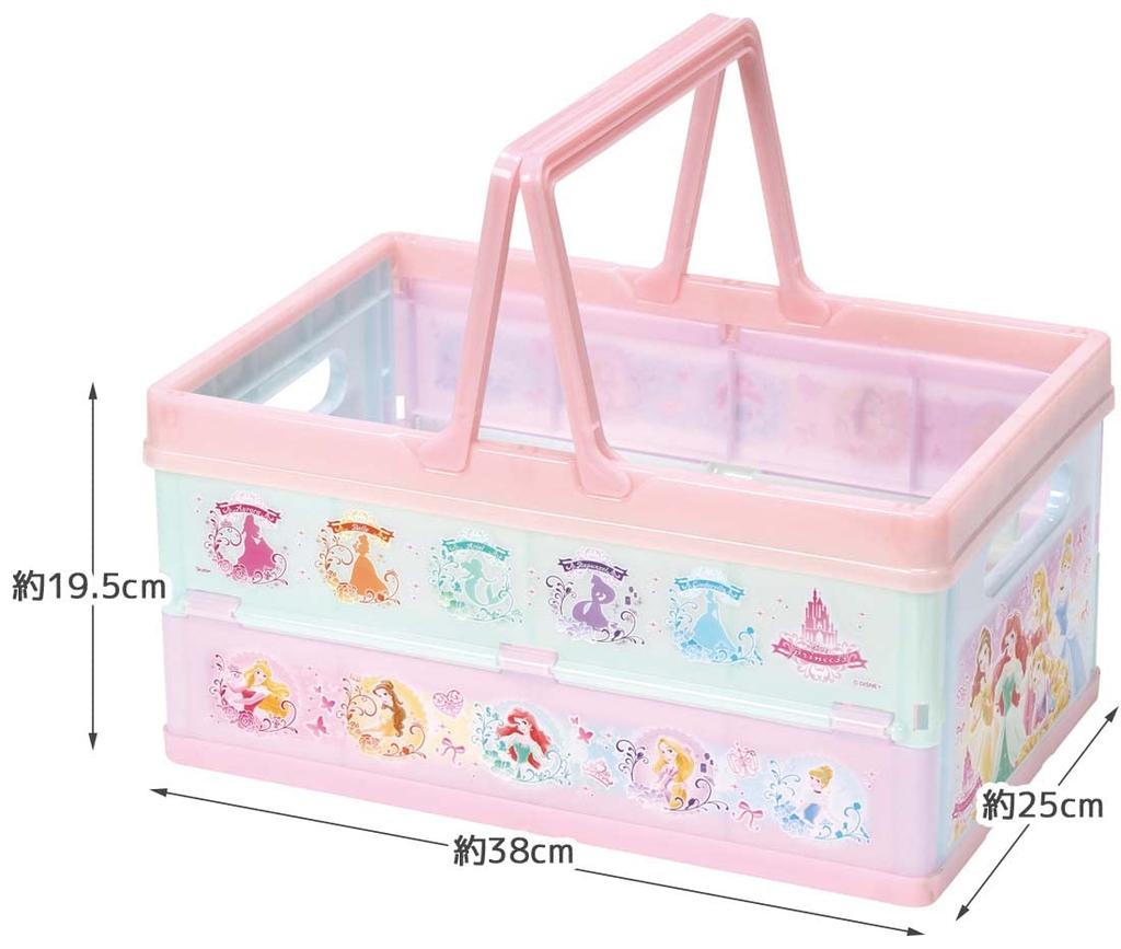 Складной ящик для хранения игрушек Skater с ручкой, складная корзина Disney Princess 38x25x19,5 см BWOT13-A
