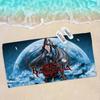 Игровое полотенце Bayonetta из микрофибры для пляжа, впитывающее, быстросохнущее, мягкое, для йоги, плавания, курорта, альпинизма