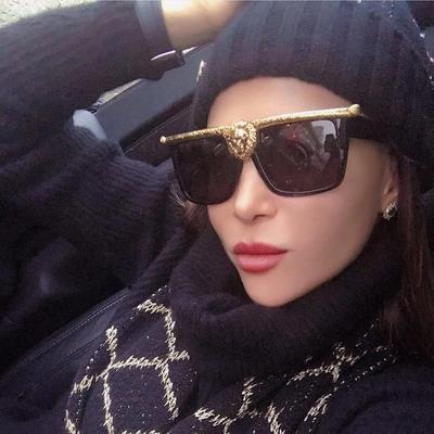 Роскошные гламурные солнцезащитные очки «Львица» для мужчин и женщин, стильный дизайнерский известный бренд, унисекс, защита от УФ-излучения 400