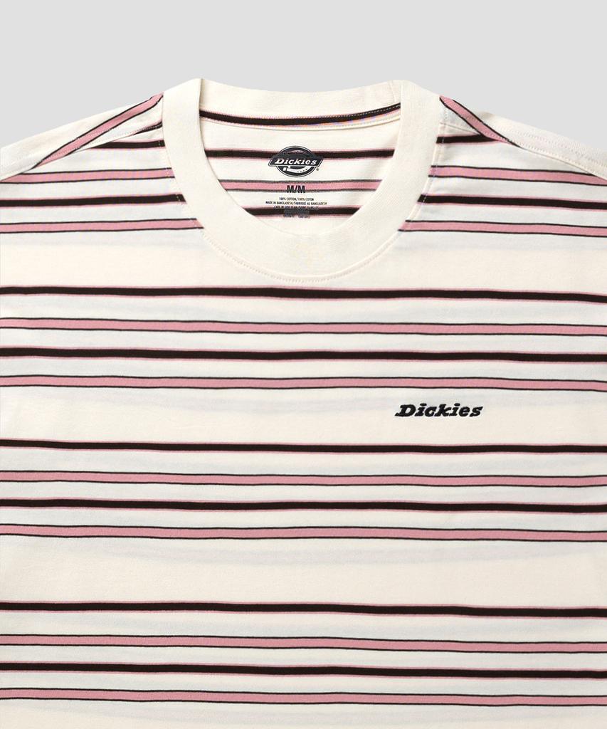 DICKIES East Liberty Striped T-Shirt Egret