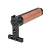 CAMVATE Cheese Handle Top Handle, Natural Wood Grip with 1/4" & 3/8" Screw Holes, Photography Aid, Compatible with GH5 and 5D Mark III Cages