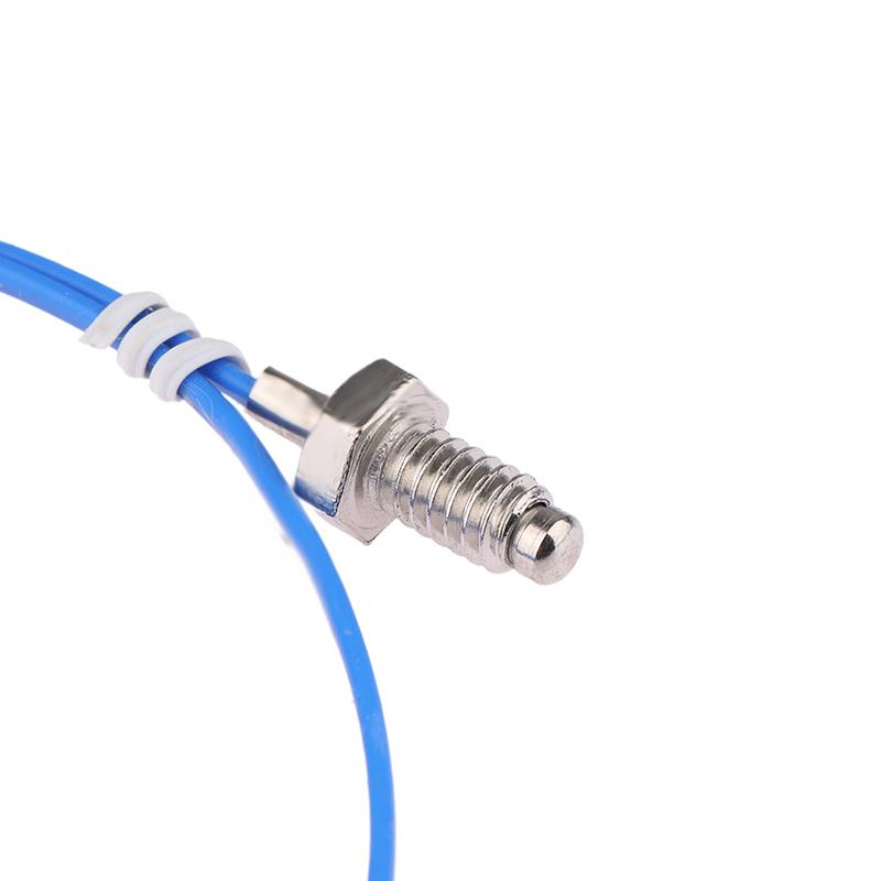 Термопара K/Pt100 типа M3 M4 с медным винтом, с высокоточным водонепроницаемым кабелем из ПТФЭ длиной 0,5/1/2 м, датчик температуры для 3D-принтера
