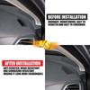 For Subaru Forester 2019-2024 Dustproof mesh accessories on both sides of the instrument panel Stainless steel Black 2pcs