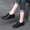 Fashion GKTINOO 2025 New Women's Handmade Shoes Genuine Leather Flat Slip-on Mother Shoes Woman Loafers Soft Casual Flats Shoes Women