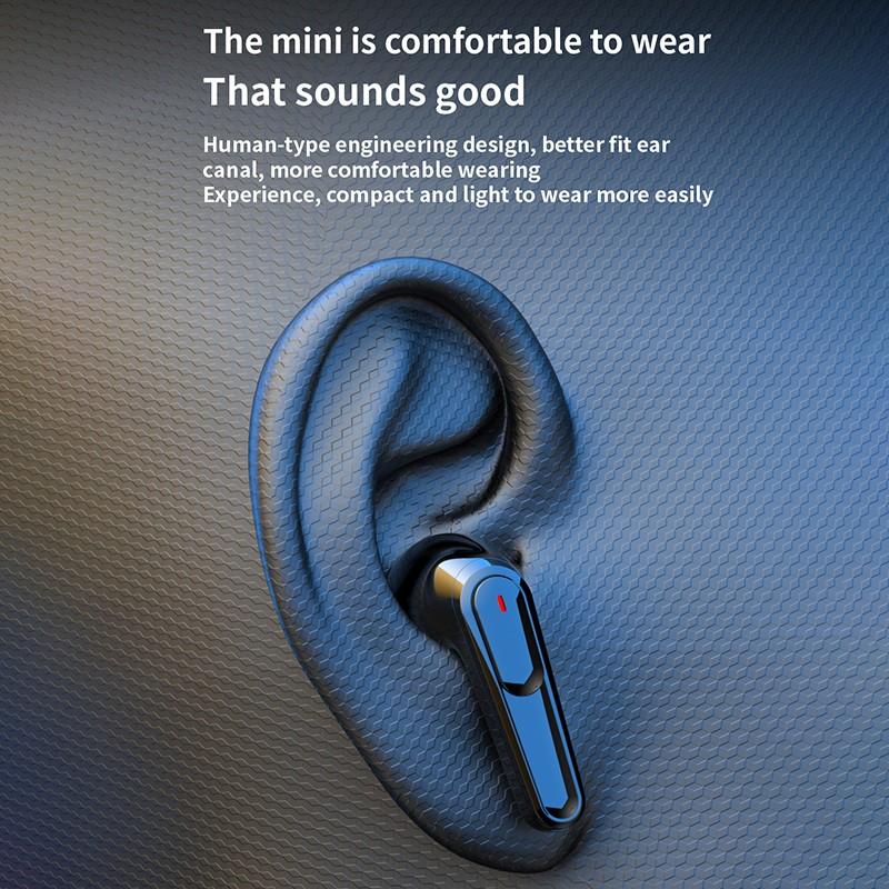 TWS Беспроводная Bluetooth-гарнитура Интеллектуальное шумоподавление Портативная гарнитура Игровые наушники с низкой задержкой Наушники-вкладыши для смартфона