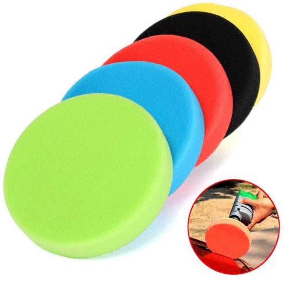 3/4/5/6/7" Practical Flat Cleaning Tool Car Polisher Pad Buffing Sponge Polish Kit Polishing Foam