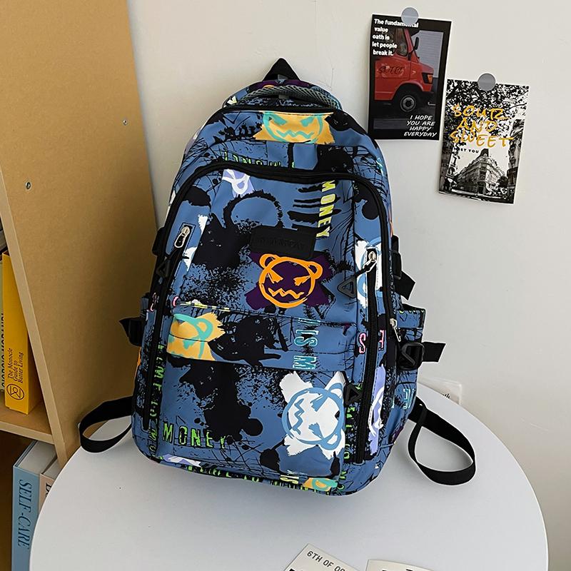 Рюкзак с принтом, женский школьный рюкзак для школьников младших классов, школьный рюкзак