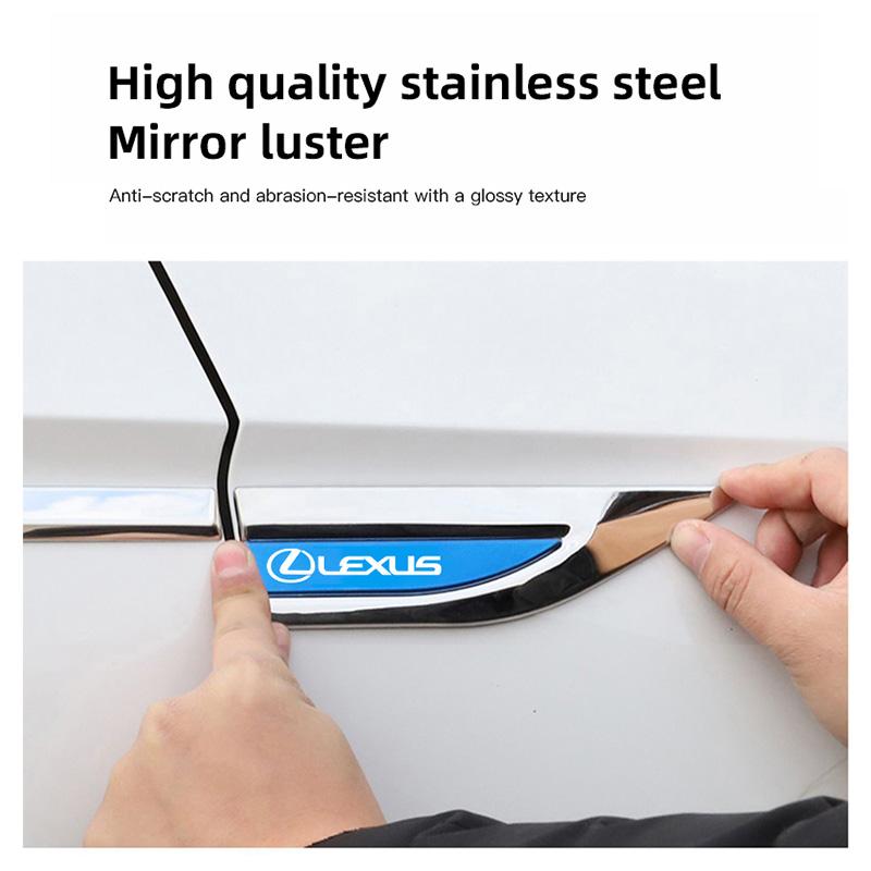 2 шт. Металлические наклейки Эмблемы на крыло автомобиля Наклейки Автоаксессуары Для Lexus F-SPORT ES RX NX LS UX LM LX GX LC RZ IS CT GS RC HS SC