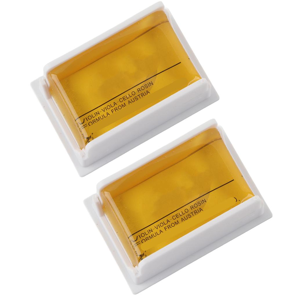 2 шт. Канифоль для скрипки, смычка, аксессуар для струнного инструмента, малопыльная, универсальная для альта, виолончели LETO601