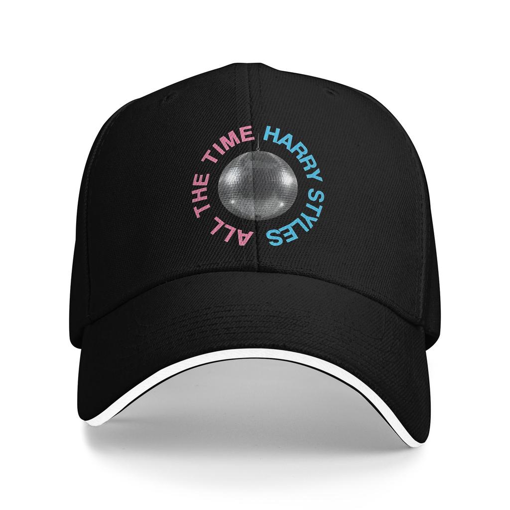 Kiss All The Time Disco Harrys Baseball Caps Hip Hop Styles Sandwich Hat Unisex Polyester Dad Hat Fishing