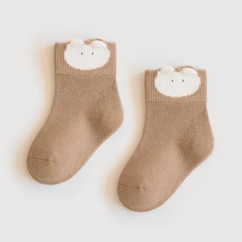 Cartoon Cotton Baby Socks: Boneless, Short, for Newborns To 3 Years, Spring & Autumn