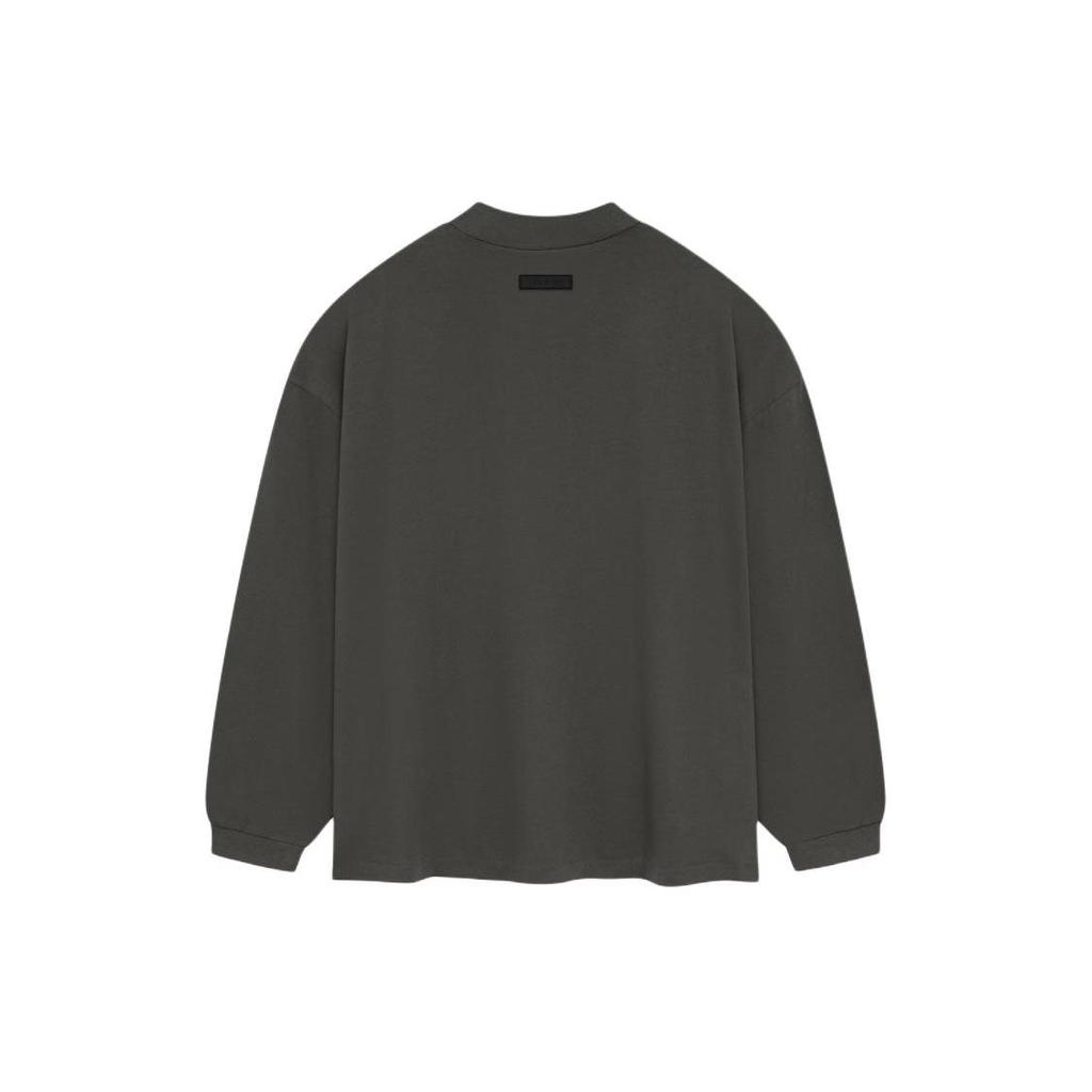 Fear of God Футболка Essentials с длинными рукавами, чернильные мужские топы, черные 125SP244200F