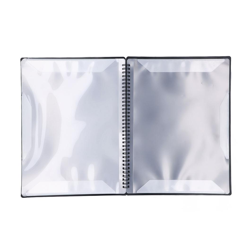 Sheet Music Folder A4 Writeable Detachable Waterproof Music Loose Leaf Binder 40 Pages Capacity