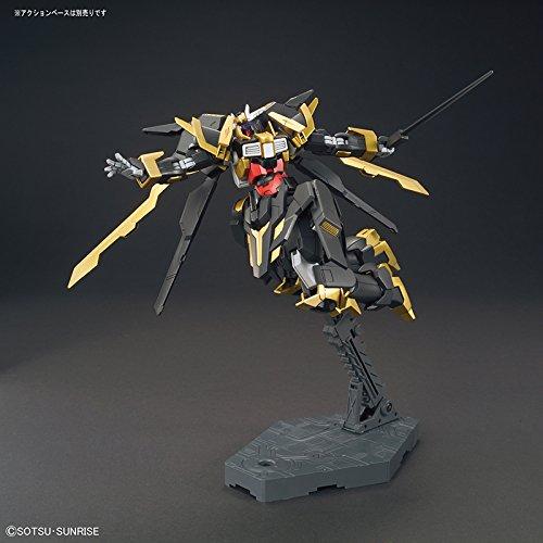 Пластиковая модель HGBF Gundam Build Fighters AR Gundam Schwarzritter в масштабе 1/144 с цветовой кодировкой