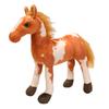 Horse Plush Doll Cute Foal Shape Stuffed Animal Soft Pony Plush Toy Skin-Friendly Comfortable Birthday Gift for Children