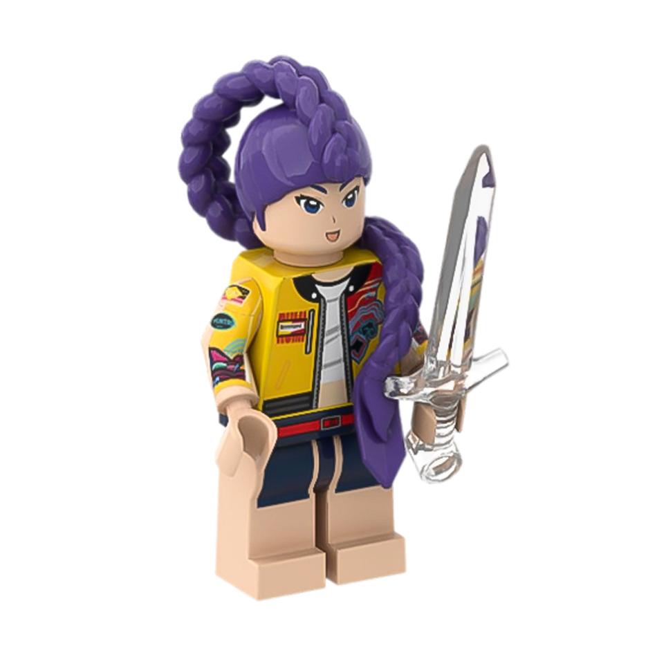 Новый продукт: K-pop Охотники на демонов Конструктор, Кукла-модель для сборки Руми, Игрушка-конструктор