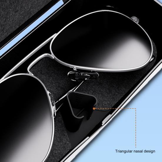 Car Sunglasses Holder Visor Clip Hard Shell Glasses Storage Box Auto Eyeglasses Organizer Sun Visor Sunglasses Case Easy Install Car Glasses Bracket