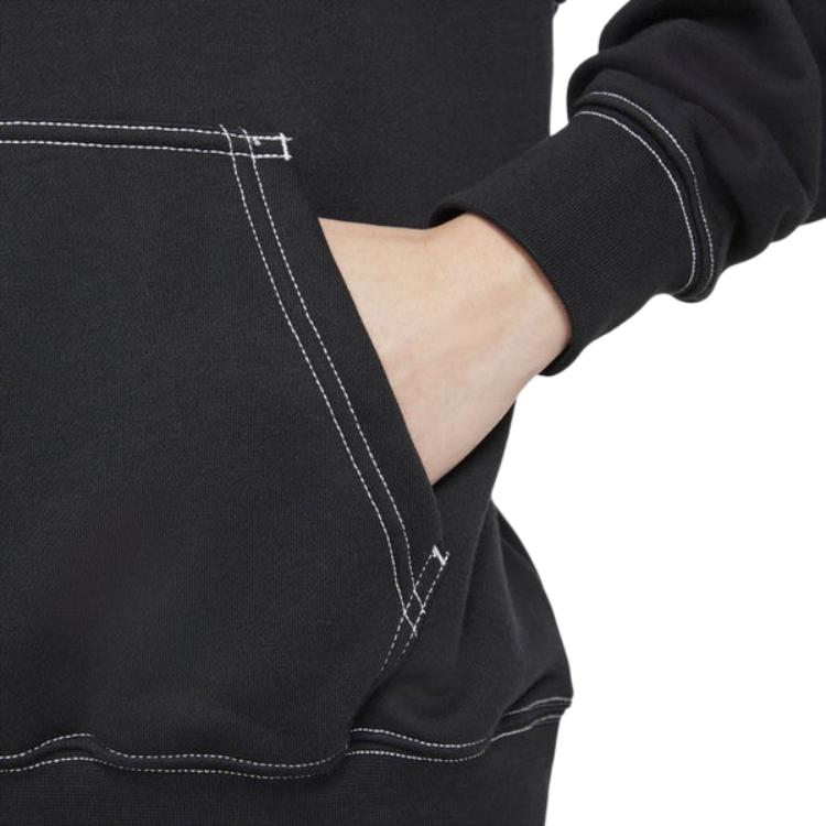 Nike Женская флисовая толстовка Swoosh, черная DD5581-010